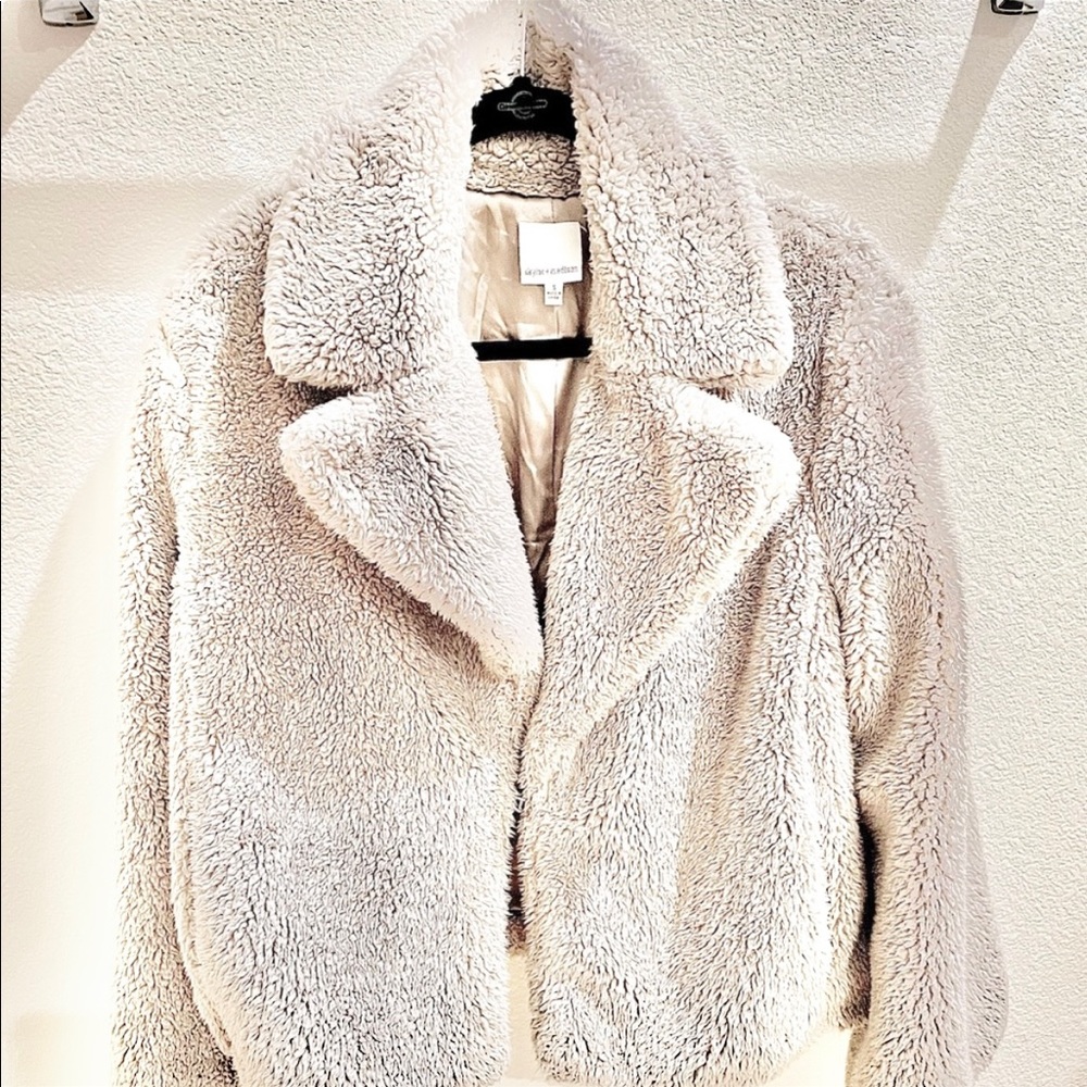 Faux fur coat